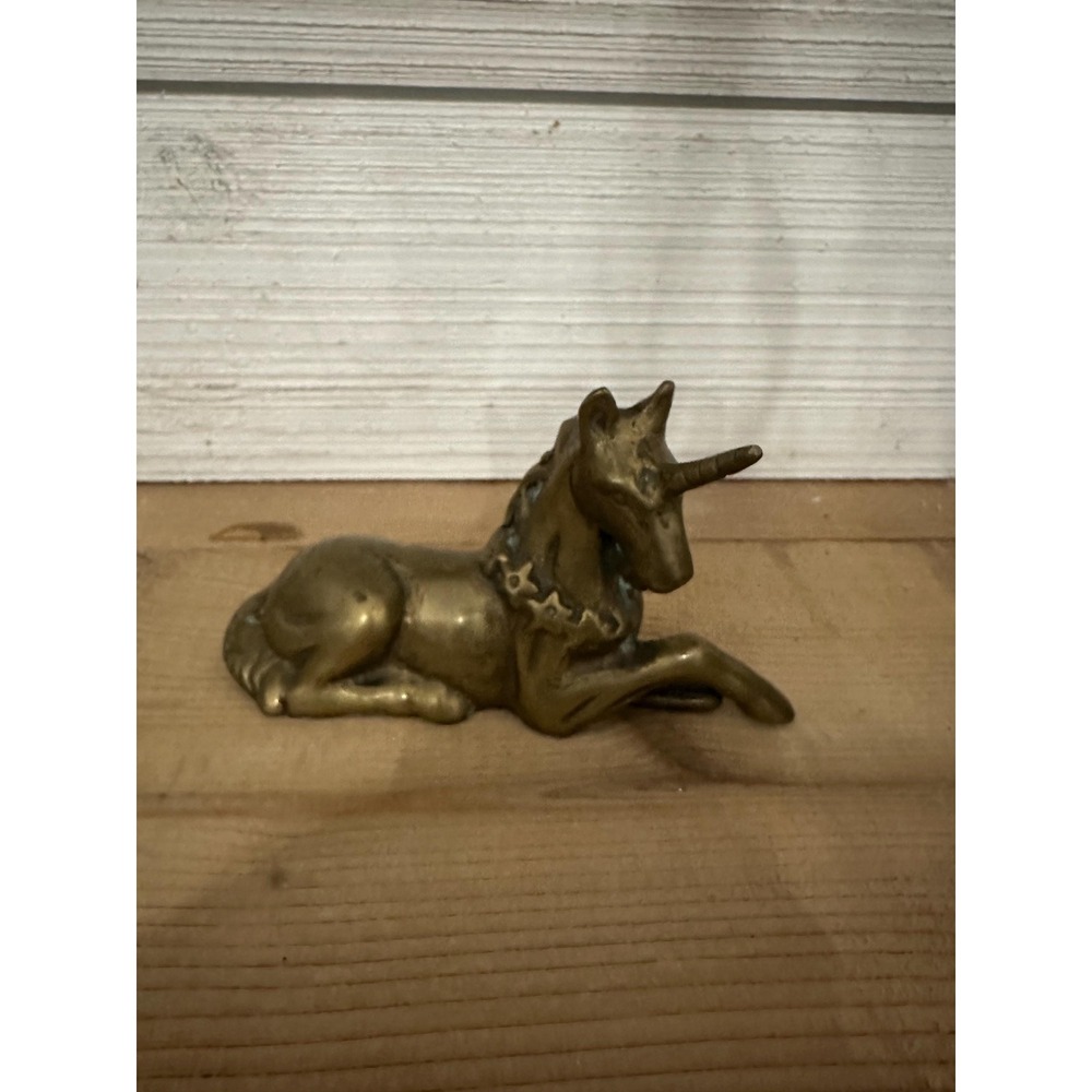 Vintage Brass Unicorn